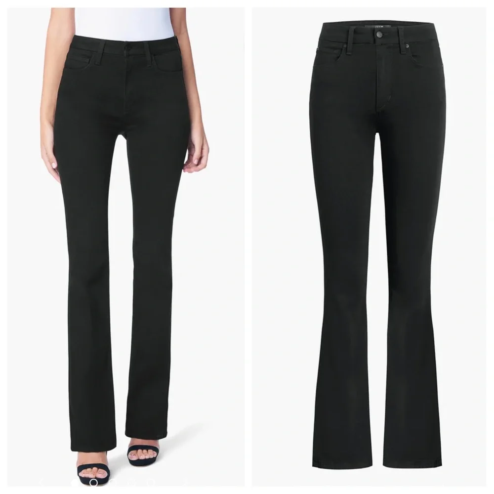 JOE’s THE HI (RISE) HONEY HIGH RISE CURVY BOOTCUT Black Jean Sz 28 - Picture 1 of 7